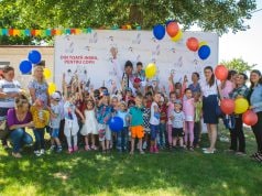 Scriitorul Petre Crăciun despre vizita sa la Grădinița Lăpușnița, comuna Cărpineni